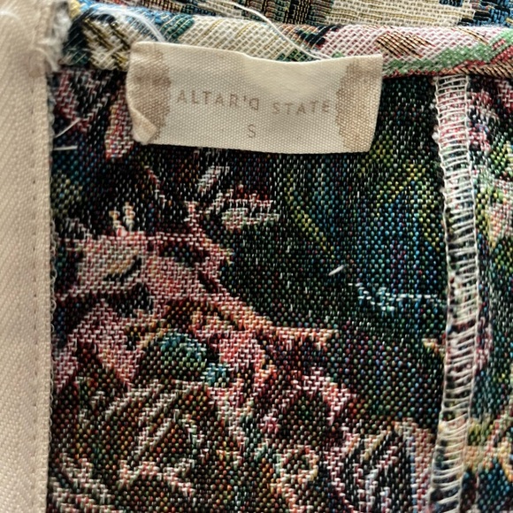 Altar'd State Floral Tapestry Corset - Yellow, Blue, Pink - Picture 5 of 7